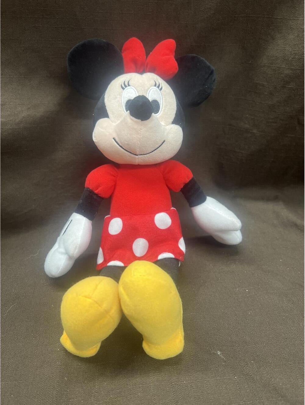 Disney Minnie Mouse Plush Toy - Red Dress, Yellow Shoes